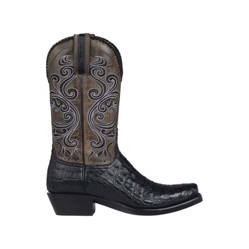Lucchese Boots | Bodie - Black + Anthracite Grey