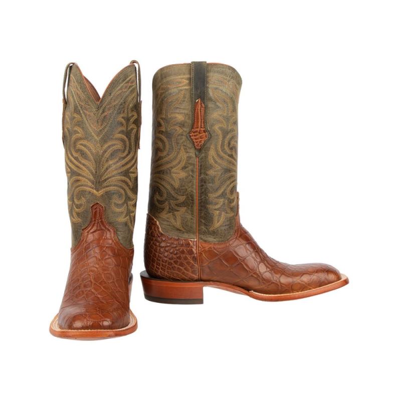 Lucchese Boots | Mayor - Dark Cognac