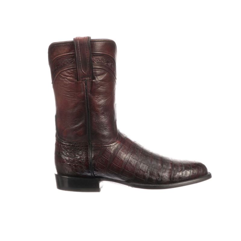 Lucchese Boots | Wilson - Black Cherry