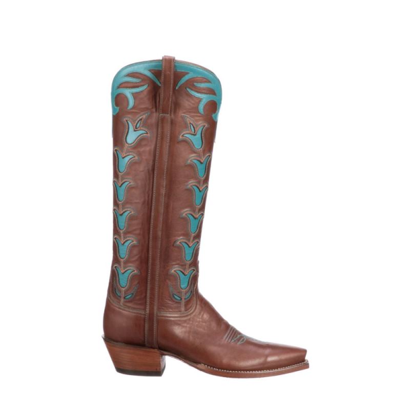 Lucchese Boots | Ladies Tall Tulip - Tan