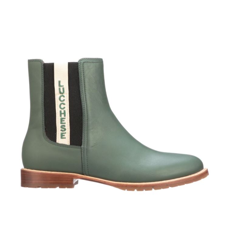 Lucchese Boots | All-Weather Ladies Garden Boot - Military Green + Black